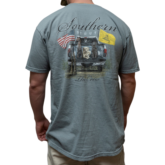The Crew Granite Short-Sleeve T-Shirt: Granite / XXL