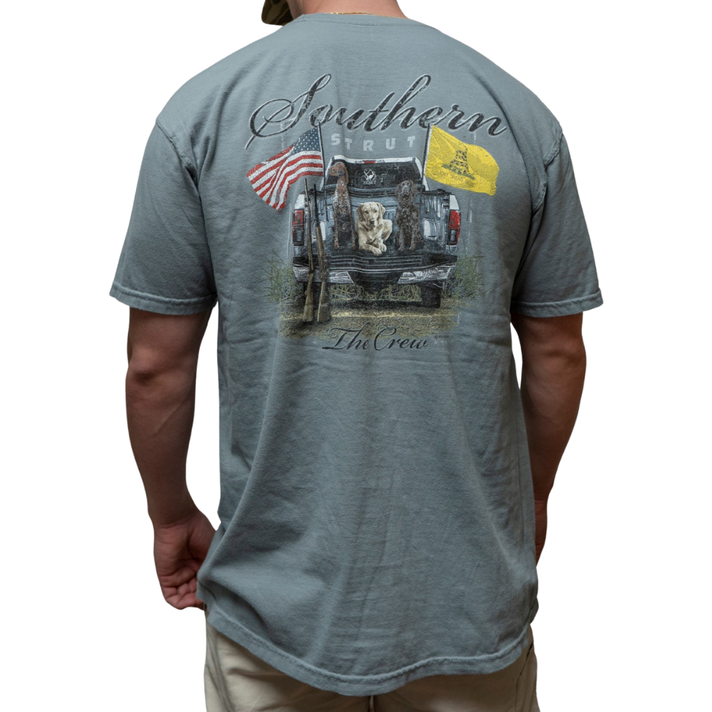 The Crew Granite Short-Sleeve T-Shirt: Granite / M