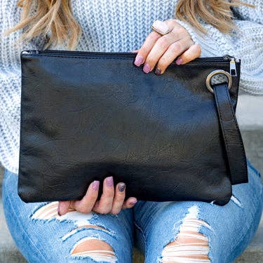 Over-sized Everyday Clutch: Blush