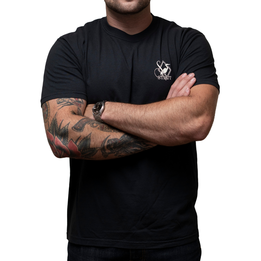 Lab Portrait Black Short-Sleeve T-Shirt: Black / Large