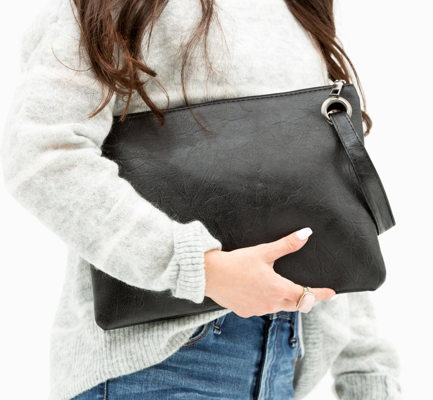 Over-sized Everyday Clutch: Blush