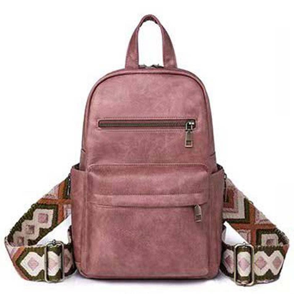 Alba Convertible Backpack Sling: Cognac