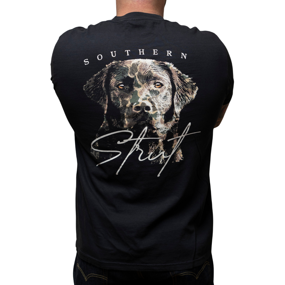 Lab Portrait Black Short-Sleeve T-Shirt: Black / X-Large