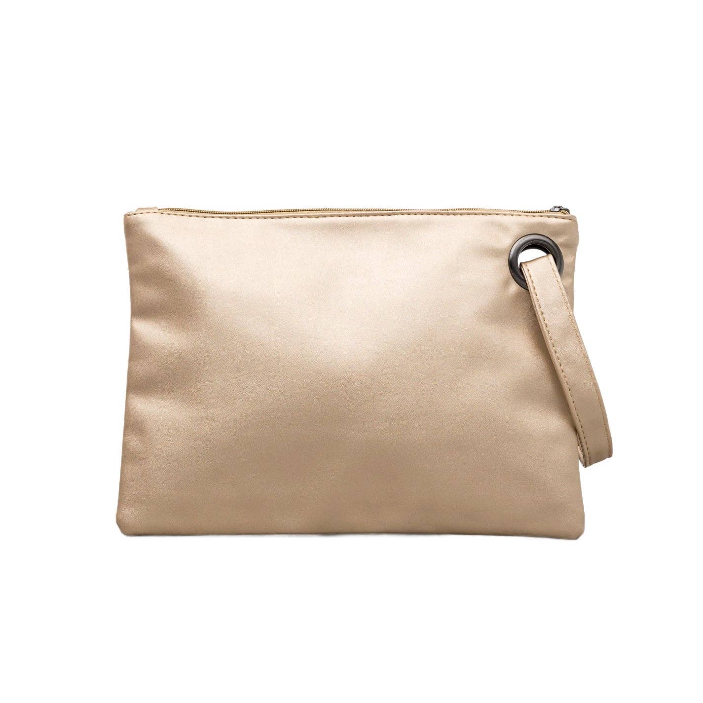 Over-sized Everyday Clutch: Nude