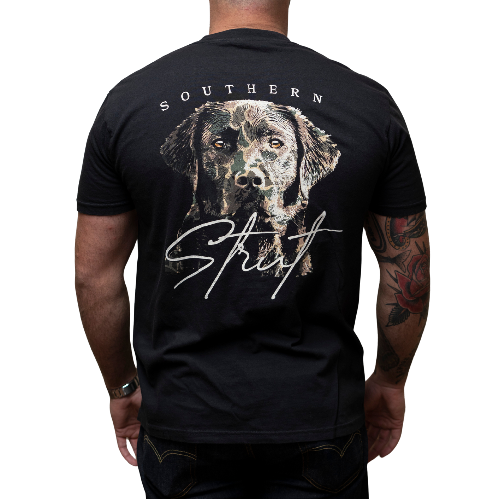 Lab Portrait Black Short-Sleeve T-Shirt: Black / Large